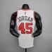 75th Anniversary Jordan #45 Chicago Bulls White NBA Jersey-8173748