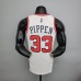 75th Anniversary Pippen #33 Chicago Bulls White NBA Jersey-1097543