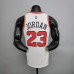 75th Anniversary Jordan #23 Chicago Bulls White NBA Jersey-4045349