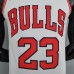 75th Anniversary Jordan #23 Chicago Bulls White NBA Jersey-4045349