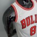 75th Anniversary LaVine #8 Chicago Bulls White NBA Jersey-5131332