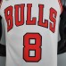 75th Anniversary LaVine #8 Chicago Bulls White NBA Jersey-5131332