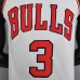 75th Anniversary Wade #3 Chicago Bulls White NBA Jersey-8631979