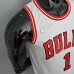 75th Anniversary Rose #1 Chicago Bulls White NBA Jersey-6537597