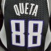 75th Anniversary QUETA #88 Jordan Kings Black NBA Jersey-1801391