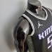 75th Anniversary Fox#5 Jordan Kings Black NBA Jersey-5336100