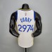 75th Anniversary Curry #2974 Golden State Warriors White NBA Jersey-2806485