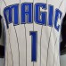 McGrady #1 Magic White NBA Jersey-7304320