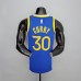 75th Anniversary GURRY#30 Golden State Warriors Blue NBA Jersey-8915476