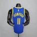 75th Anniversary THOMPSON#11 Golden State Warriors Blue NBA Jersey-3839509