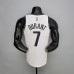 75th Anniversary DURANT#7 Brooklyn Nets White NBA Jersey-7149790