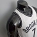 75th Anniversary DURANT#7 Brooklyn Nets White NBA Jersey-7149790