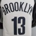 75th Anniversary Harden #13 Brooklyn Nets White NBA Jersey-5102302