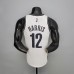 75th Anniversary Harris #12 Brooklyn Nets White NBA Jersey-9181555