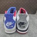 Air Jordan 4 AJ4 Retro High Running Shoes-White/Gray-9332766