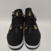 Air Jordan 4 AJ4 Retro High Running Shoes-Black/Gold-8783751