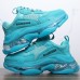 Balenciaga Triple S Sneaker 17FW ins Women Running Shoes-Light Blue-7161705