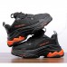 Balenciaga Triple S Sneaker 17FW ins Running Shoes-Black/Orange-9479971