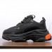 Balenciaga Triple S Sneaker 17FW ins Running Shoes-Black/Orange-9479971