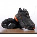 Balenciaga Triple S Sneaker 17FW ins Running Shoes-Black/Orange-9479971