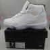 Air Jordan 11 AJ11 High Running Shoes-All White-8104506