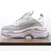 Balenciaga Triple S Sneaker 17FW ins Running Shoes-Gray/White-4437073