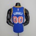 75th Anniversary Cuminga #00 Warriors Vintage Blue NBA Jersey-7543750