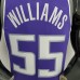 75th Anniversary Sacramento Kings Williams #55 Purple NBA Jersey-1189775