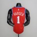 2022 Philadelphia 76ers Harden #1 V-Neck Red NBA Jersey-318237