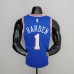 2022 Philadelphia 76ers Harden #1 V-Neck Blue NBA Jersey-6177661