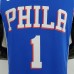 2022 Philadelphia 76ers Harden #1 V-Neck Blue NBA Jersey-6177661