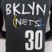 Brooklyn Nets Curry #30 City Edition Black NBA Jersey-308801