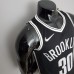 75th Anniversary Curry #30 Brooklyn Nets Black NBA Jersey-6441375