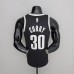 75th Anniversary Curry #30 Brooklyn Nets Black NBA Jersey-6441375