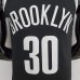 75th Anniversary Curry #30 Brooklyn Nets Black NBA Jersey-6441375