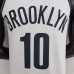 75th Anniversary Simmons #10 Brooklyn Nets White NBA Jersey-9704247