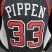 75th Anniversary Pippen #33 Chicago Bulls Flyers Black NBA Jersey-660928