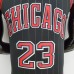 75th Anniversary Jordan #23 Chicago Bulls Flyers Black NBA Jersey-8732180
