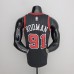 75th Anniversary Rodman #91 Chicago Bulls Flyers Black NBA Jersey-9742013