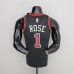 75th Anniversary Rose #1 Chicago Bulls Flyers Black NBA Jersey-1526790