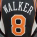 2022 Season Walker #8 Knicks Urban Edition Black NBA Jersey-4795400