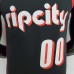 2022 Season Anthony #00 Trail Blazers Urban Edition Black NBA Jersey-9046193