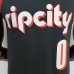 2022 Season Lillard #0 Trail Blazers Urban Edition Black NBA Jersey-684870