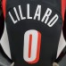 2022 Season Lillard #0 Trail Blazers Urban Edition Black NBA Jersey-684870