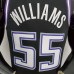 2022 Season Williams #55 Sacramento Kings City Edition Black NBA Jersey-270861