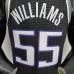 75th Anniversary Williams #55 Jordan Sacramento Kings Black NBA Jersey-3783986
