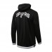 San Antonio Spurs Black Hooded NBA Edition Classic Jacket Training Suit (Top+Pant)-1344664