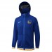 Golden State Warriors Blue Hooded NBA Edition Classic Jacket Training Suit (Top+Pant)-6575459