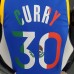 Retro 75th Anniversary Golden State Warriors CURRY#30 Mexico Blue NBA Jersey-8952290