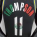 2022 75th Anniversary Golden State Warriors Thompson #11 Mexico Edition Black NBA Jersey-4897280
